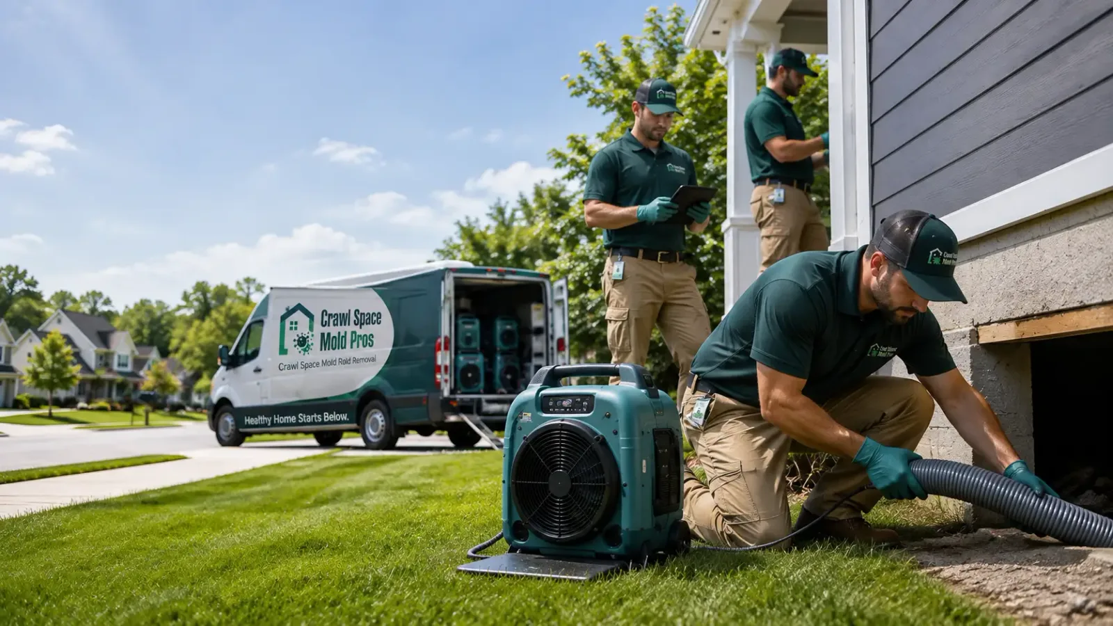 Crawl Space Mold Removal in Bruce, WI